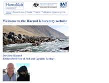 Tablet Screenshot of harrodlab.net